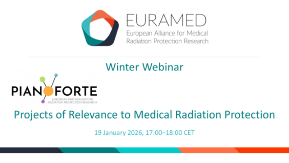 Webinar on PIANOFORTE projects in medical radiation protection